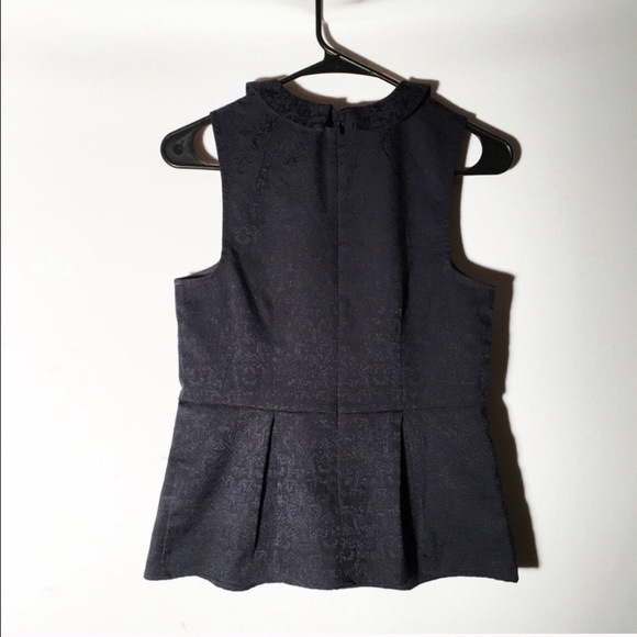 JCrew black peplum top - Picture 4 of 5